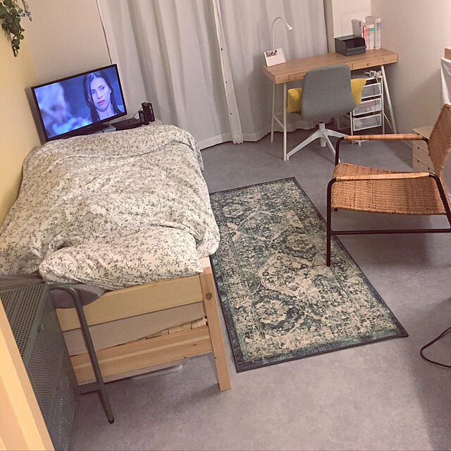 QPmのイケア-VONSBÄK ヴォンスベク ラグ パイル短の家具・インテリア写真
