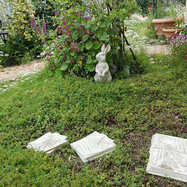 写真付きレビュー ブックステップストーン 庭 敷石 アンティーク 踏み石 ガーデニング オーナメント 絵本 踏み石 置物 ガーデン ポエム かわいいの通販商品 口コミ情報 Roomclipショッピング