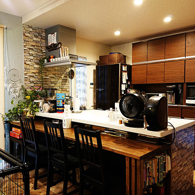 Nanakoの-[ポイント5倍! 3/31まで]【国産 完成品 設置無料】セル　60ダイニングボード+上置き　上置き付き食器棚　幅600mm　奥行450mm　高さ2285mmの家具・インテリア写真