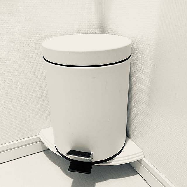 -nicoloco-のIKEA (イケア)-ＩＫＥＡ/イケア　VORGOD：ペダル式ゴミ箱3L　ホワイト （202.849.79）の家具・インテリア写真