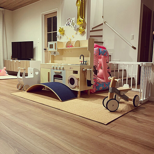 ichikakaのLR.store-【LifeRed】 木製バランスボード バランスボード (子供 大人 体幹 スライド トレーニング ストレッチ ヨガ プレゼント) フェルトなし（ノーマル）の家具・インテリア写真