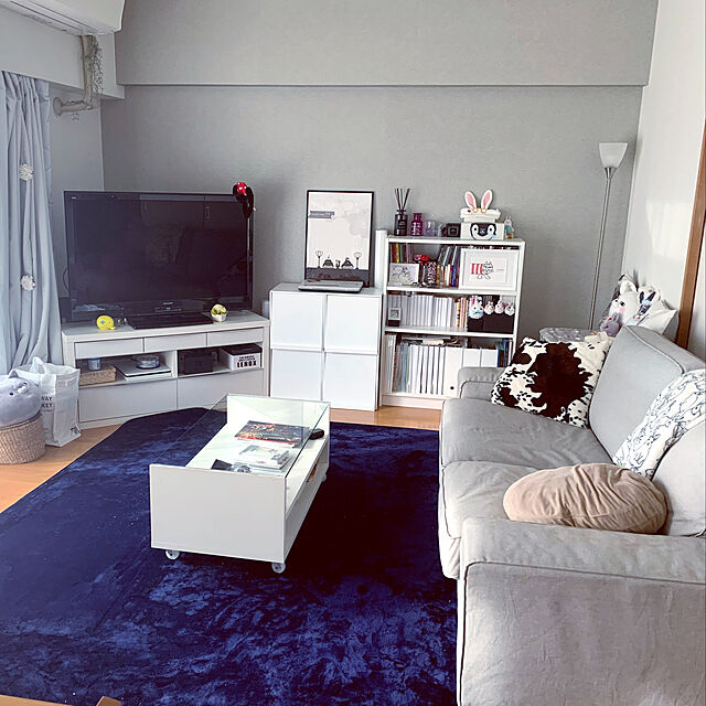 Shiba_komugiのCustom made covers by Linda Color-交換用カバーIKEA Kivik 3人掛けソファベッド、綿100 %ソファーカバーのIKEA Kivikスリー ホワイトの家具・インテリア写真