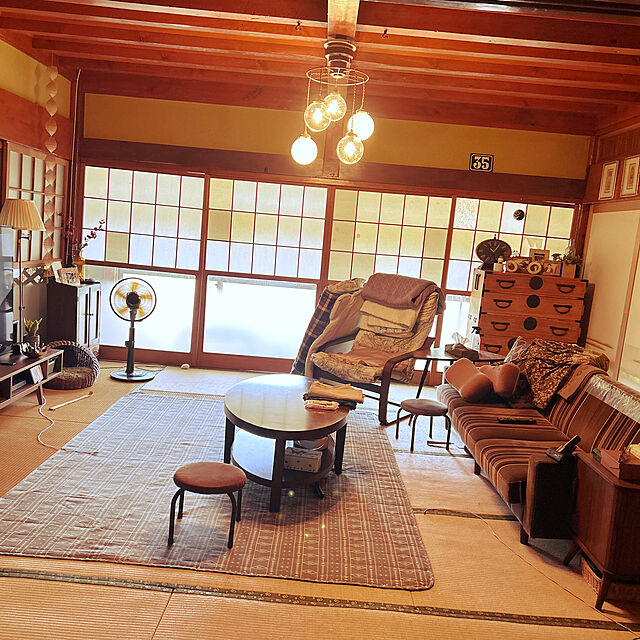 choroのニトリ-ローチェア ボンベイ MO  【玄関先迄納品】の家具・インテリア写真