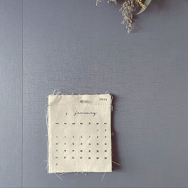 maru.の-2022年 コットン ファブリックカレンダー 【ART OF BLACK】の家具・インテリア写真