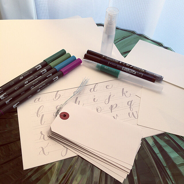 momo.の-水彩画用 水筆ペン 中筆 トンボ鉛筆 - メール便対象の家具・インテリア写真