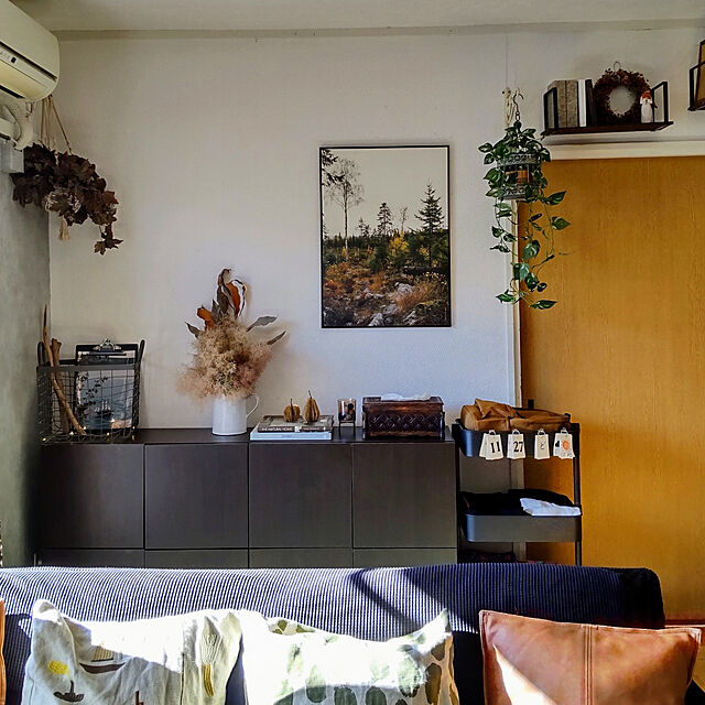 miwaの-Fine Little Day ファインリトルデイ クッションカバー SAIL WITH ME 48×48cm セイル 刺繍 メール便 送料無料 北欧 スウェーデン 麻 リネン おしゃれ かわいいの家具・インテリア写真