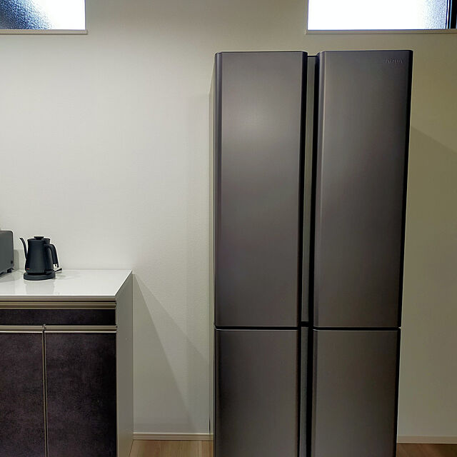 maの-アクア　AQUA　冷蔵庫 4ドア フレンチドア（観音開き） 420L　AQR-TZA42M-DS ダークシルバー（標準設置無料）の家具・インテリア写真