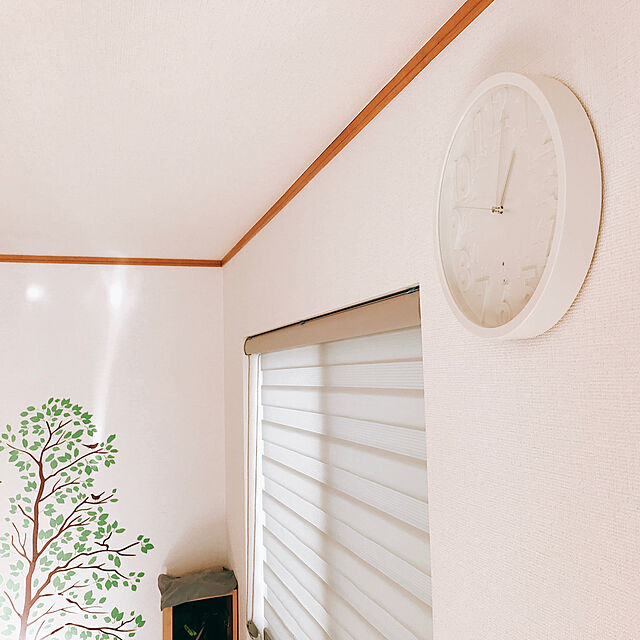azu2213の-ウォールステッカー 壁 木 緑木と鳥 2枚セット 貼ってはがせる のりつき 壁紙シール ウォールシール 植物 木 花 宅Cの家具・インテリア写真