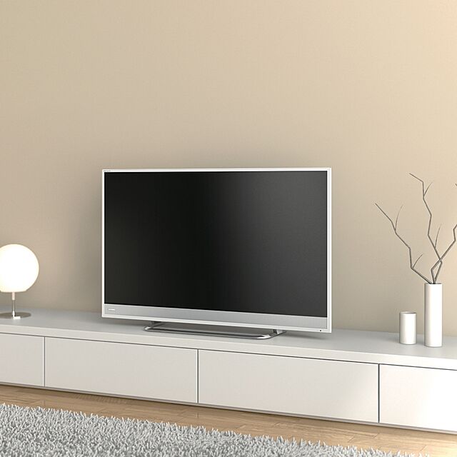 noripi82の-【長期保証付】東芝 40M500X-W(ホワイト) REGZA(レグザ) M500X 4K液晶テレビ 40V型 HDR対応の家具・インテリア写真