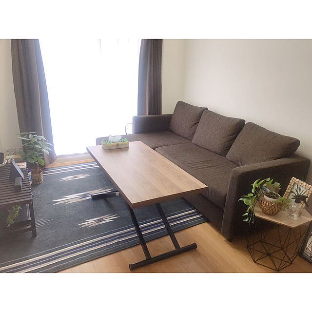 ernのニトリ-ダイニングテーブル(NEW アクティブ ウォルナット) の家具・インテリア写真