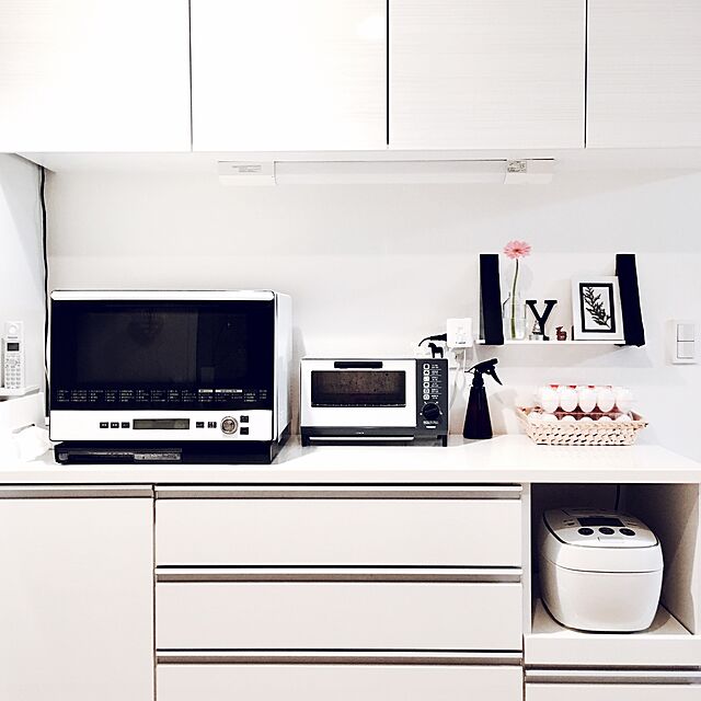 yoshi-piのニトリ-キッチンカウンター(ゾロ 160CT WH)  【完成品・配送員設置】 【5年保証】の家具・インテリア写真