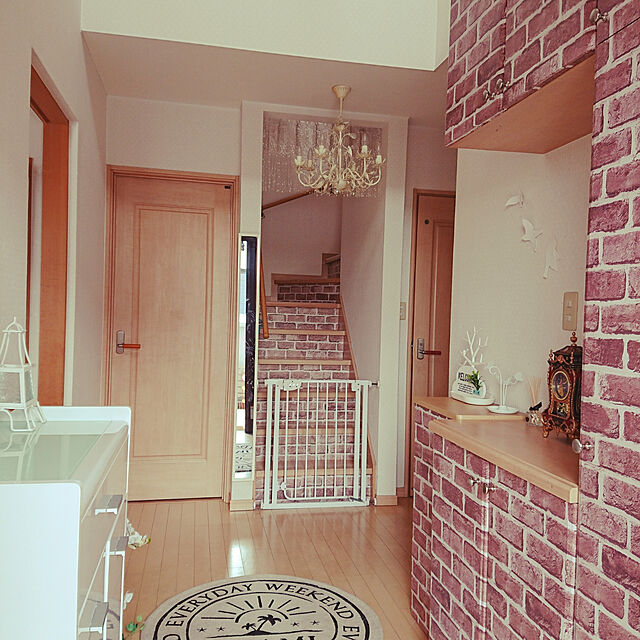 michikoのニトリ-シューズボックス(クリスタル2 70WH) の家具・インテリア写真