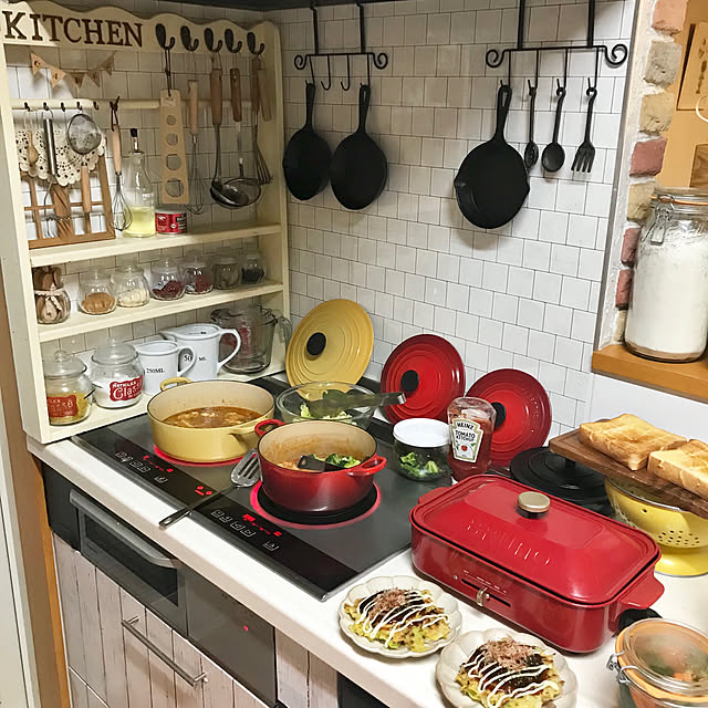 samanthakitchenのル・クルーゼ(Le Creuset)-ルクルーゼ ココット ジャポネーズ ホーロー 鍋 IH 対応 24cm クインスイエロー 25052-24-416の家具・インテリア写真