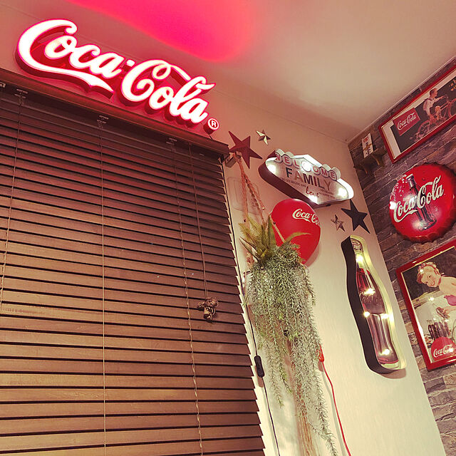 haruharuの-コカコーラ LEDネオンサイン レタリングサインの家具・インテリア写真