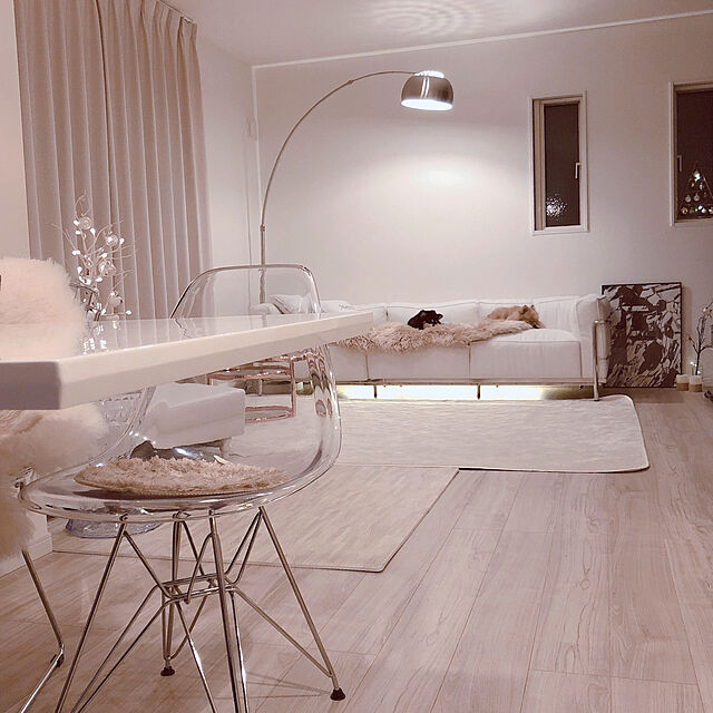 teahのイケア-【送料無料】【IKEAイケア】LUDDE 羊皮 【ホワイト】の家具・インテリア写真