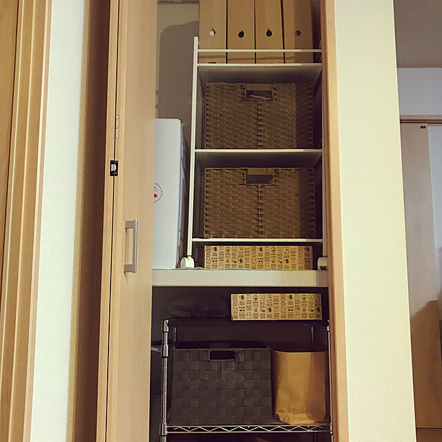 Saiiiの-A4 縦型 ファイルボックス tsk |  クローゼットケース 収納ケース 押入れ収納 衣装ケース 押し入れ  クローゼット 押入れの家具・インテリア写真