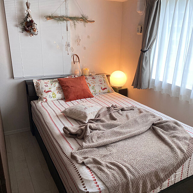 mugi1123のニトリ-マルチすっぽりシーツ シングル(WTフォレストo S) の家具・インテリア写真