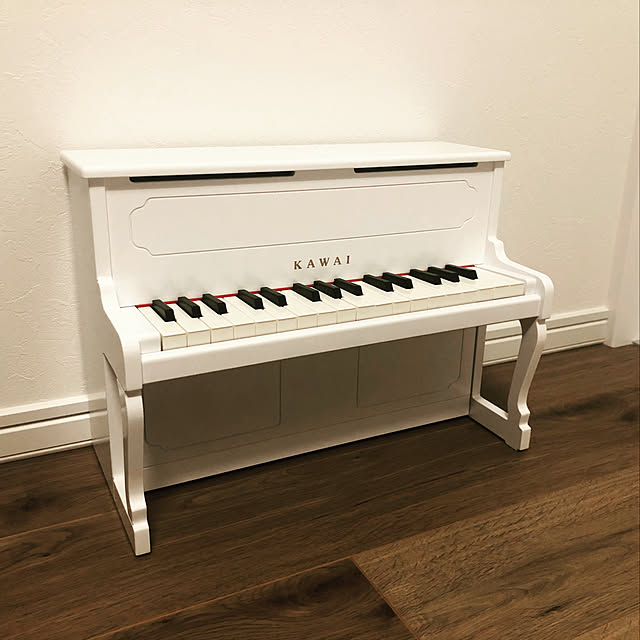 日本限定 カワイ 1152 ミニピアノホワイト KAWAI アップライトピアノ