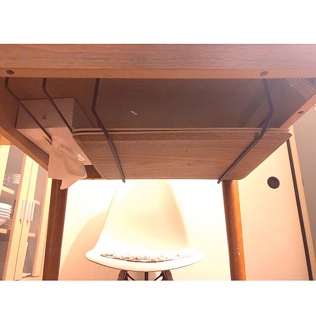 mikabom5のニトリ-滑り止め加工 木製トレーM ウォールナット(360280#53) の家具・インテリア写真