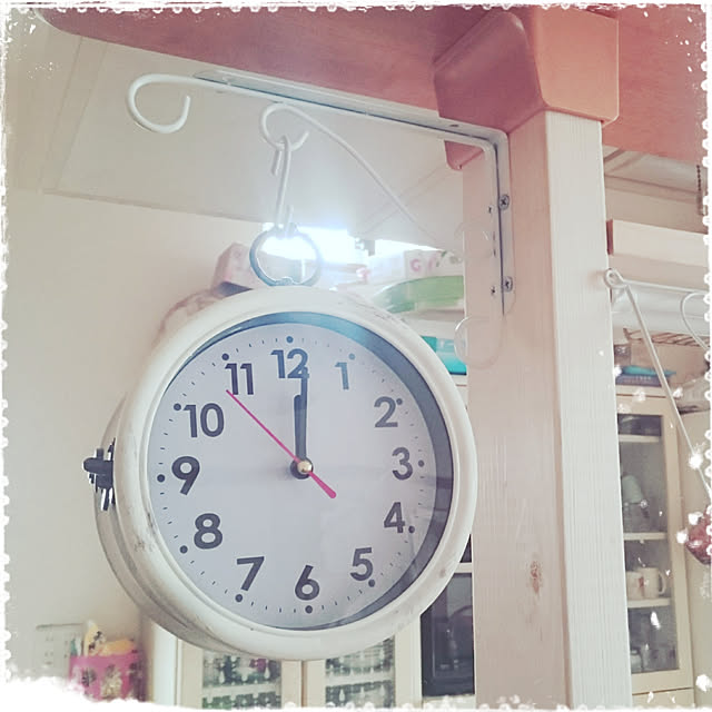 Yoshieの-《素敵なインテリア》電波両面時計 Classic Double Clock CA(IV)の家具・インテリア写真