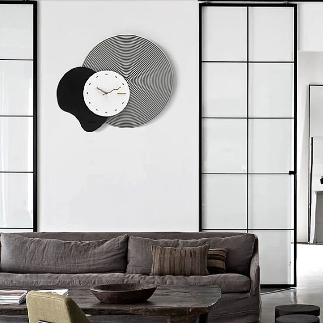 N2interiorの-2color タイムレスレコードクロックの家具・インテリア写真