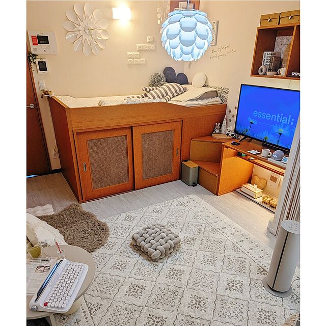 megurinのニトリ-低反発バスマット(リバウド2 GY 45X65) の家具・インテリア写真