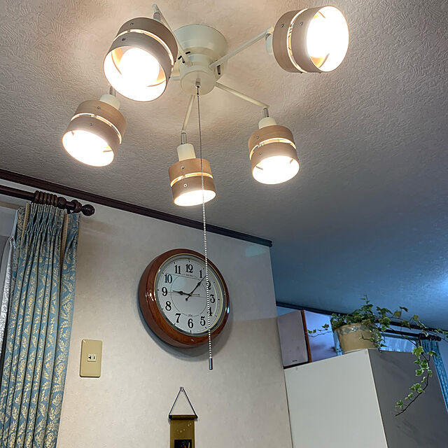 KYONの-シーリングライト 5灯 LED対応 間接照明 ダイニング 食卓 リビング 居間 和室 おしゃれ 照明 かわいい モダン レダファイブ ボーベルの家具・インテリア写真