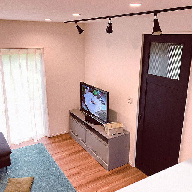 na-chanのイケア-ＩＫＥＡ/イケア　HAVSTA　テレビ台　グレーの家具・インテリア写真