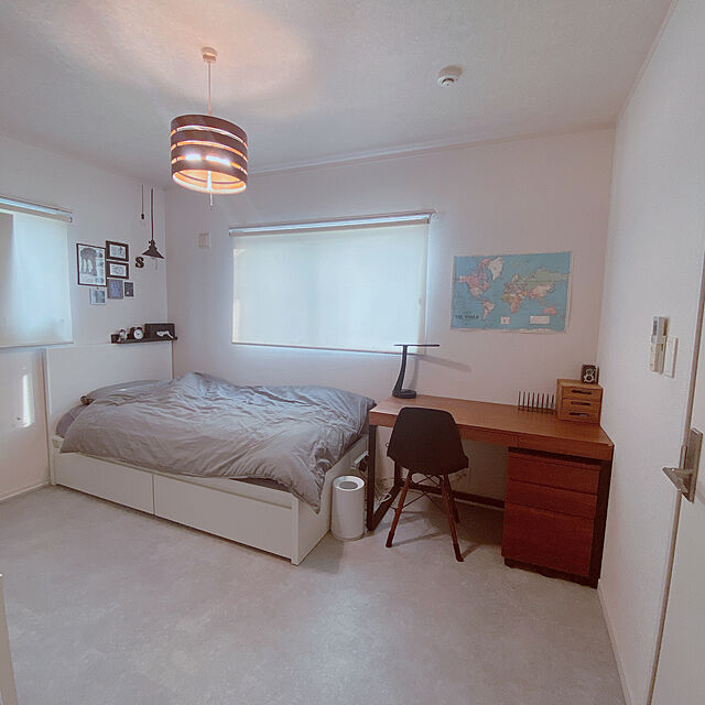 yukariのイケア-[IKEA/イケア/通販]MALM マルム ベッド下収納ボックス ベッドフレーム用, ホワイト[G](d)(00354497)の家具・インテリア写真