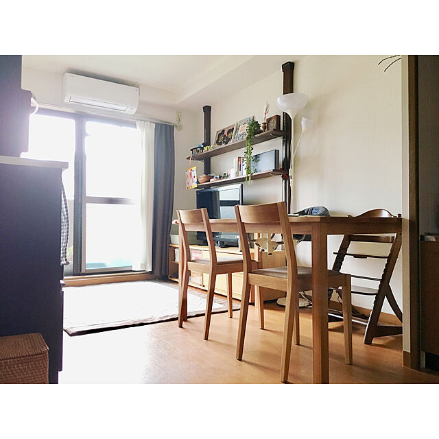 hikaの大和屋-大和屋 すくすくSlimFit(スリムフィット)チェア ガード付 NA(ナチュラル)9001 ハイチェア ロングユース 6か月の家具・インテリア写真