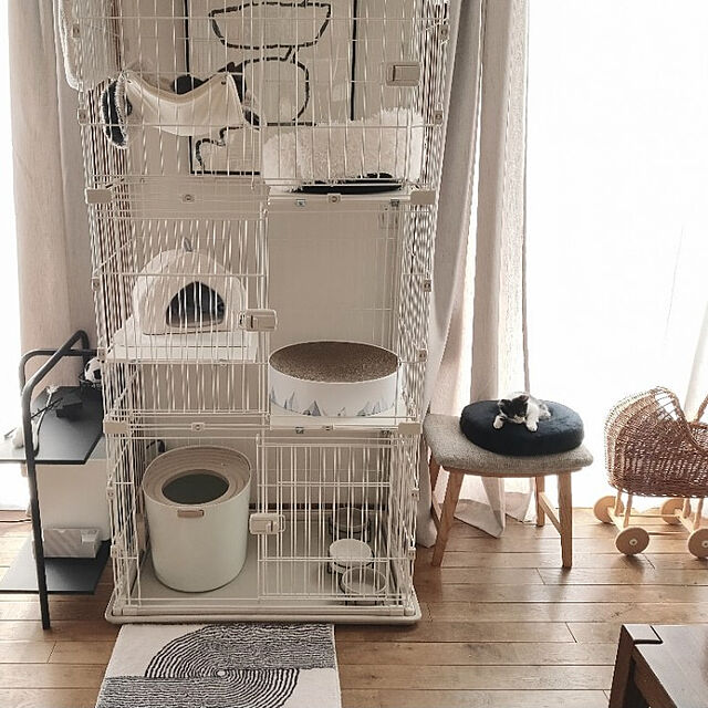 kaoriiiの-layer ラインアート マット 40cm×60cm 【ART OF BLACK】の家具・インテリア写真