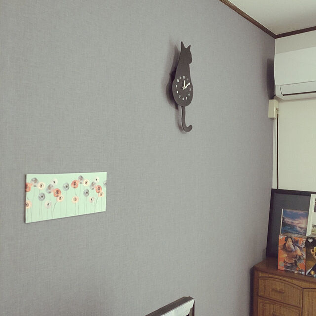 yupiiiiiのニトリ-掛け時計 黒猫  【玄関先迄納品】の家具・インテリア写真