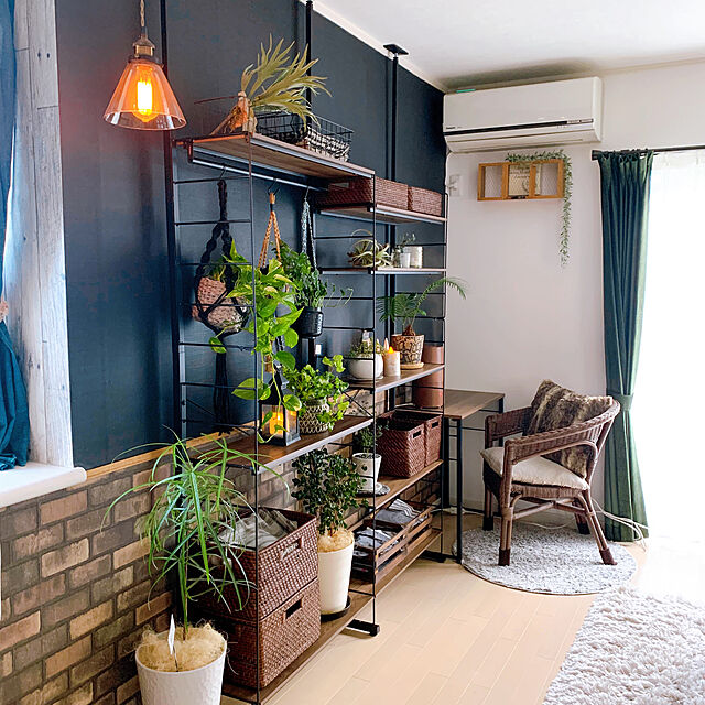 chisaのニトリ-Nポルダ用追加サイドパーツ(BK) の家具・インテリア写真