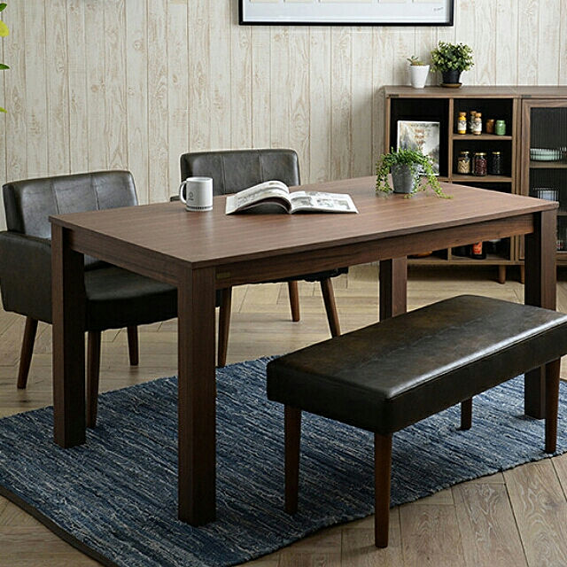 Rumoの-ダイニングテーブルセット おしゃれ 4人 ベンチ ソファ 北欧の家具・インテリア写真