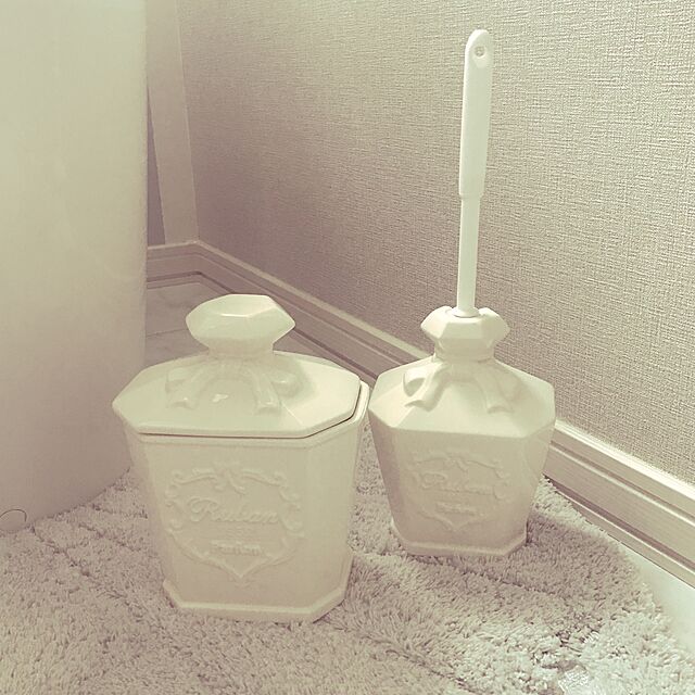ytm129mのセトクラフト-【送料無料】SETOCRAFT・セトクラフト トイレポット Perfume SP-1902-210 ホワイトの家具・インテリア写真