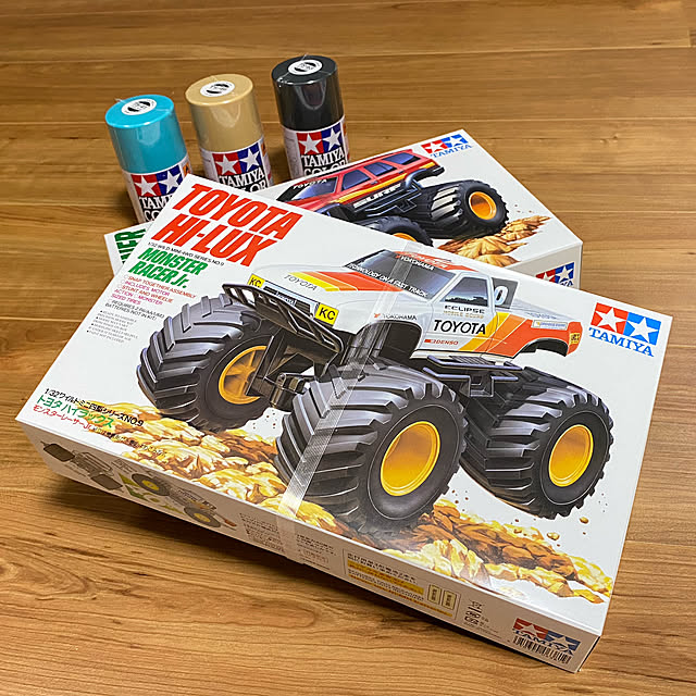 SS1978のタミヤ-タミヤ(TAMIYA) ワイルドミニ四駆シリーズ No.09 ハイラックス モンスターレーサーJr. プラモデル 17009の家具・インテリア写真