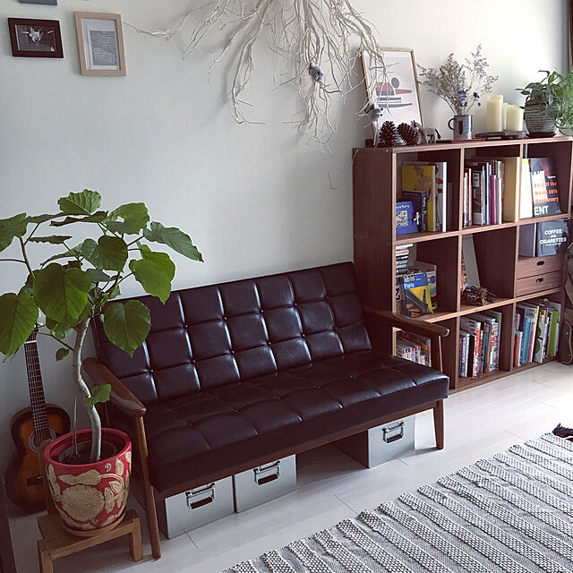 izuboのニトリ-コットンラグ(クラフトo 130X185) の家具・インテリア写真