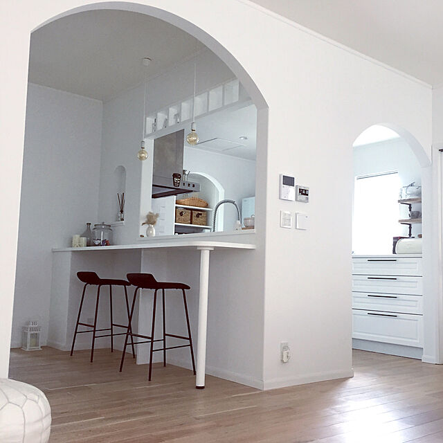 mi_homeのIKEA (イケア)-BORRBY ブロックキャンドル用ランタン, ホワイト 室内/屋外用 ホワイトの家具・インテリア写真