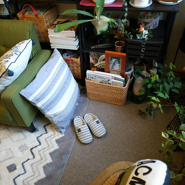 carollcarのニトリ-ルームシューズ(ウィークエンド GY L) の家具・インテリア写真