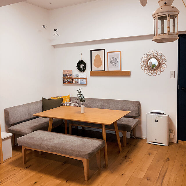 meekoの無印良品-無印良品 壁に付けられる家具長押 オーク材突板 88cm 良品計画の家具・インテリア写真