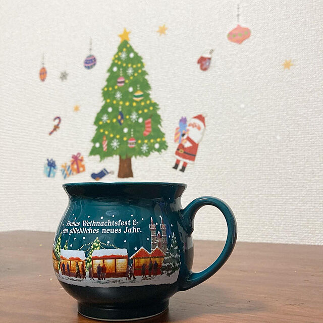morimori_04のノーブランド品-KALDI カルディ 2020年 グリューワイン クリスマス 陶器 マグカップ ワインカップ ノベルティの家具・インテリア写真