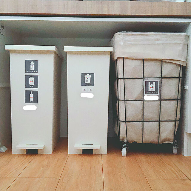 gomashioの学研ステイフル-学研ステイフル OURHOME ごみ分別シール グレー AM08085の家具・インテリア写真