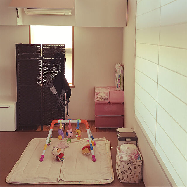 kyariのニトリ-収納ケース(フラッテハーフDR-SfRO)4個セット  『送料有料・玄関先迄納品』の家具・インテリア写真