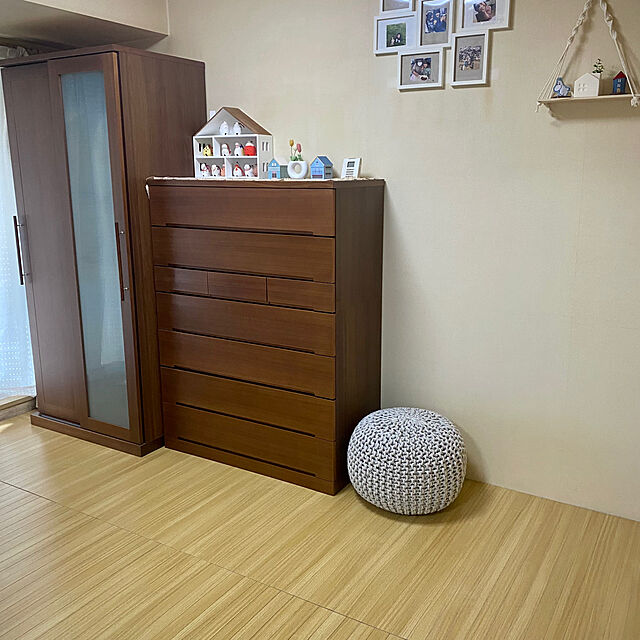 YuuKoのアイリスオーヤマ-ウッドフローリングカーペット　6畳　江戸間 WDFC-6-EDO【プラザセレクト】の家具・インテリア写真