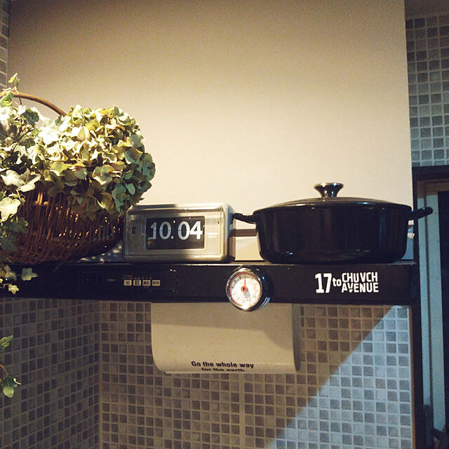 okeisanshimainomamaの-置き時計 置時計 掛け時計 掛時計 TWEMCO トゥエンコ QT-30 インテリアクロック ブラック ベージュ オレンジ ホワイトの家具・インテリア写真