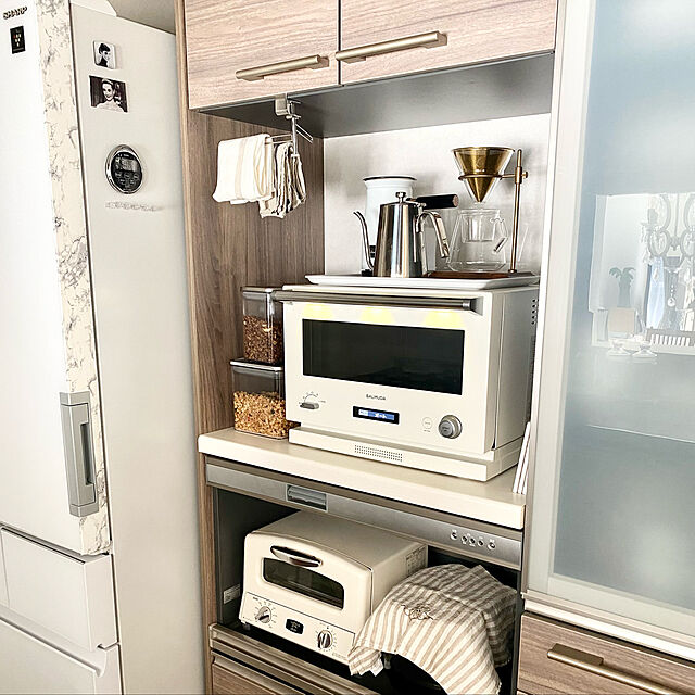 Uraraの-キッチン OXO (オクソー) ステンレスポップコンテナ スモールスクエア (ショート) 1.0Lの家具・インテリア写真