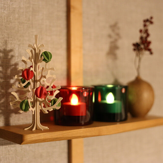 roco_tanの-lovi クリスマスツリー ロヴィ ミニツリー オーナメントクリスマスツリー Momi-no-ki 14cm 木製 白樺 オーナメントカードの家具・インテリア写真