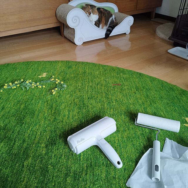 hiro3の日本シール-エチケットブラシ ぱくぱくローラー (犬/猫/ペット) 繰り返し使える (毛取り/抜け毛) クリーナー ブラシ 掃除 日本シール 直販 N88Cの家具・インテリア写真