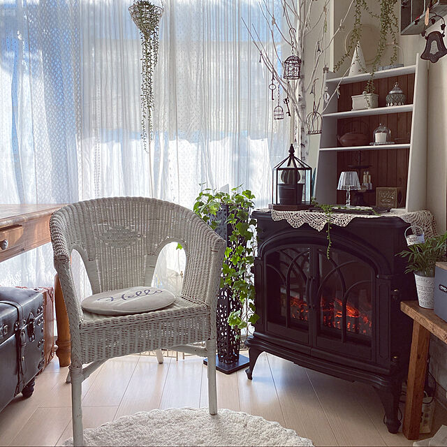rieのハルモニア-ルナー ガラス ミニ LEDランタン サニー イエロー モロッコ雑貨の家具・インテリア写真
