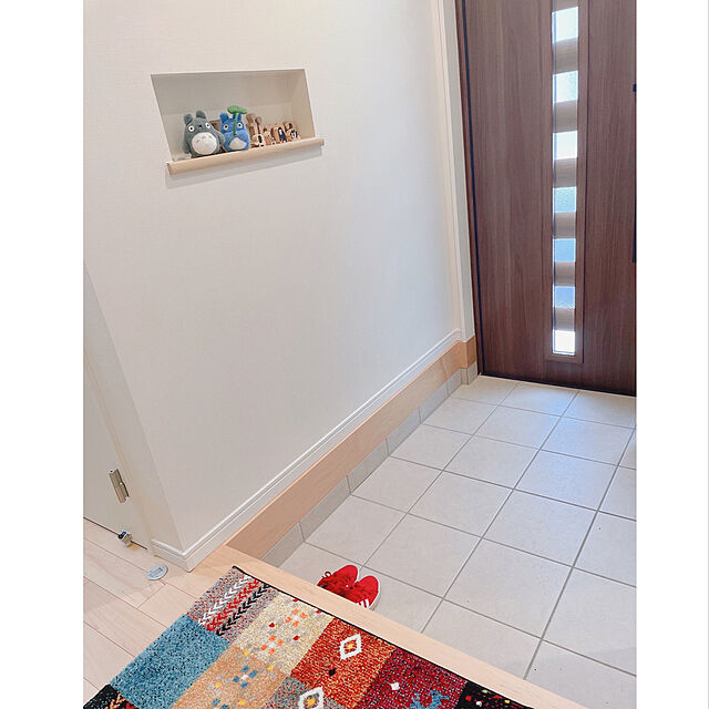 manaのイケヒコ・コーポレーション-イケヒコ・コーポレーション ベージュ 約60×90cm トルコ製 ウィルトン織り 玄関マット ギャベ柄 フォリアの家具・インテリア写真